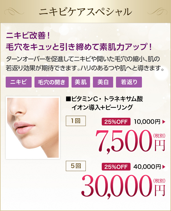 レーザートーニング 回数券スペシャル